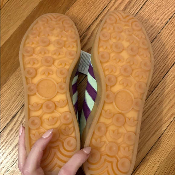 Adidas Mint Green and Purple Sneakers - Picture 6 of 6